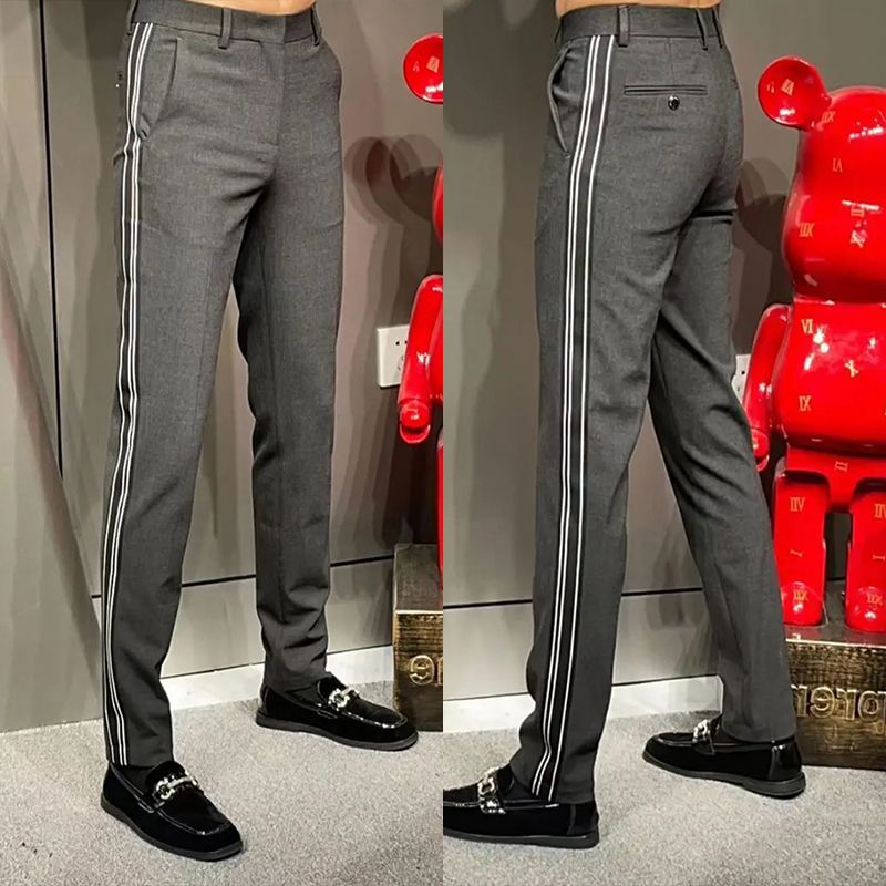Men's Fashion Striped Knit Jeans Spring 2025