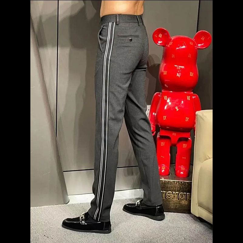 Men's Fashion Striped Knit Jeans Spring 2025