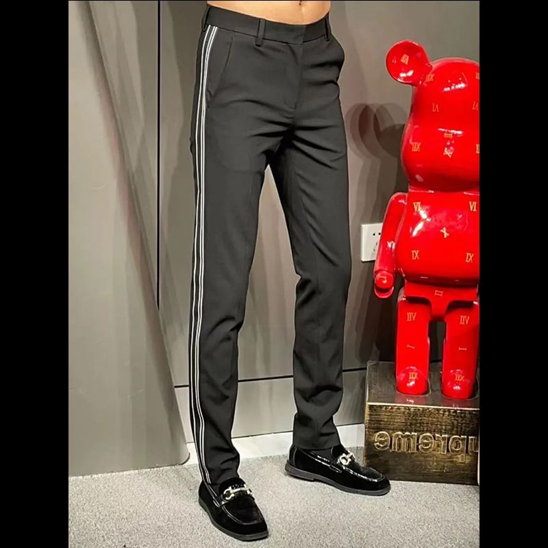 Men's Fashion Striped Knit Jeans Spring 2025