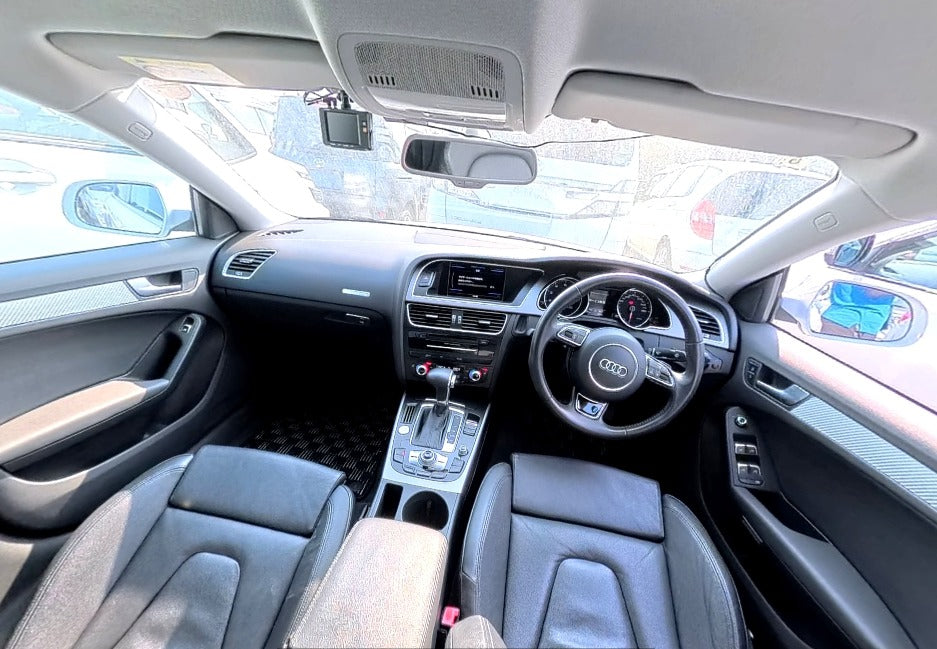2014   Audi  A5
8TCDNL
4WD  2.0 TFSI Quattro 
AT
2,000cc 
84,720km 
White
4 seater
Leather seats
One Owner 
Alloys 
Fog lights 
Tint 
Steering  control
Back Camera 
Heated seats 
Smart key
B2943	C&F	1			2014	AUDI	A5 SPORTBACK	WAUZZZ8T1EA025469	WHITE