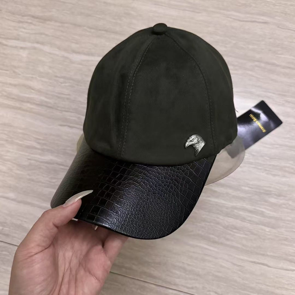 stefnorici Suede hat duckbill leather hat