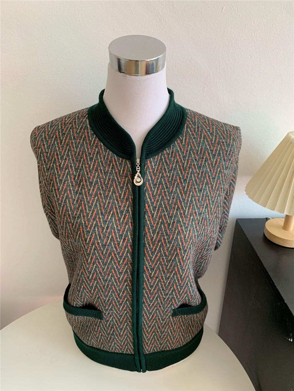 Elderly Women's Autumn and Winter Cardigan Jacket