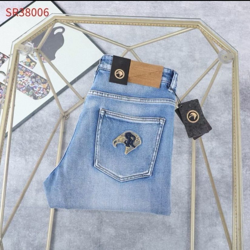 Stefano Ricci Washed Men's Denim Jeans