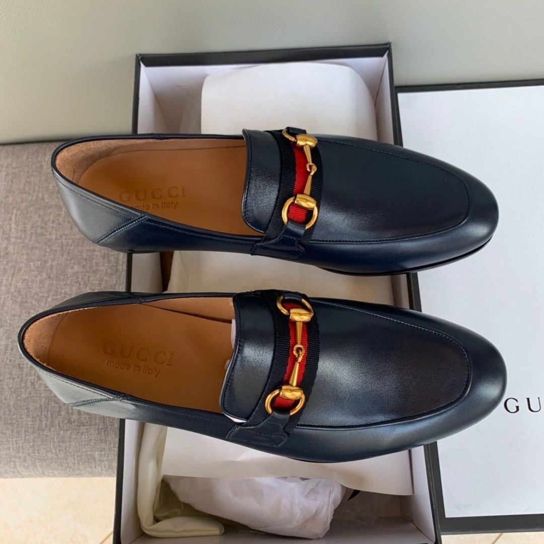 Genuine leather European style casual shoes, silver one foot