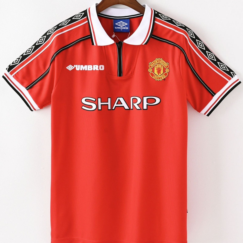 9 Red Devils Retro Football Beckham Away Jersey