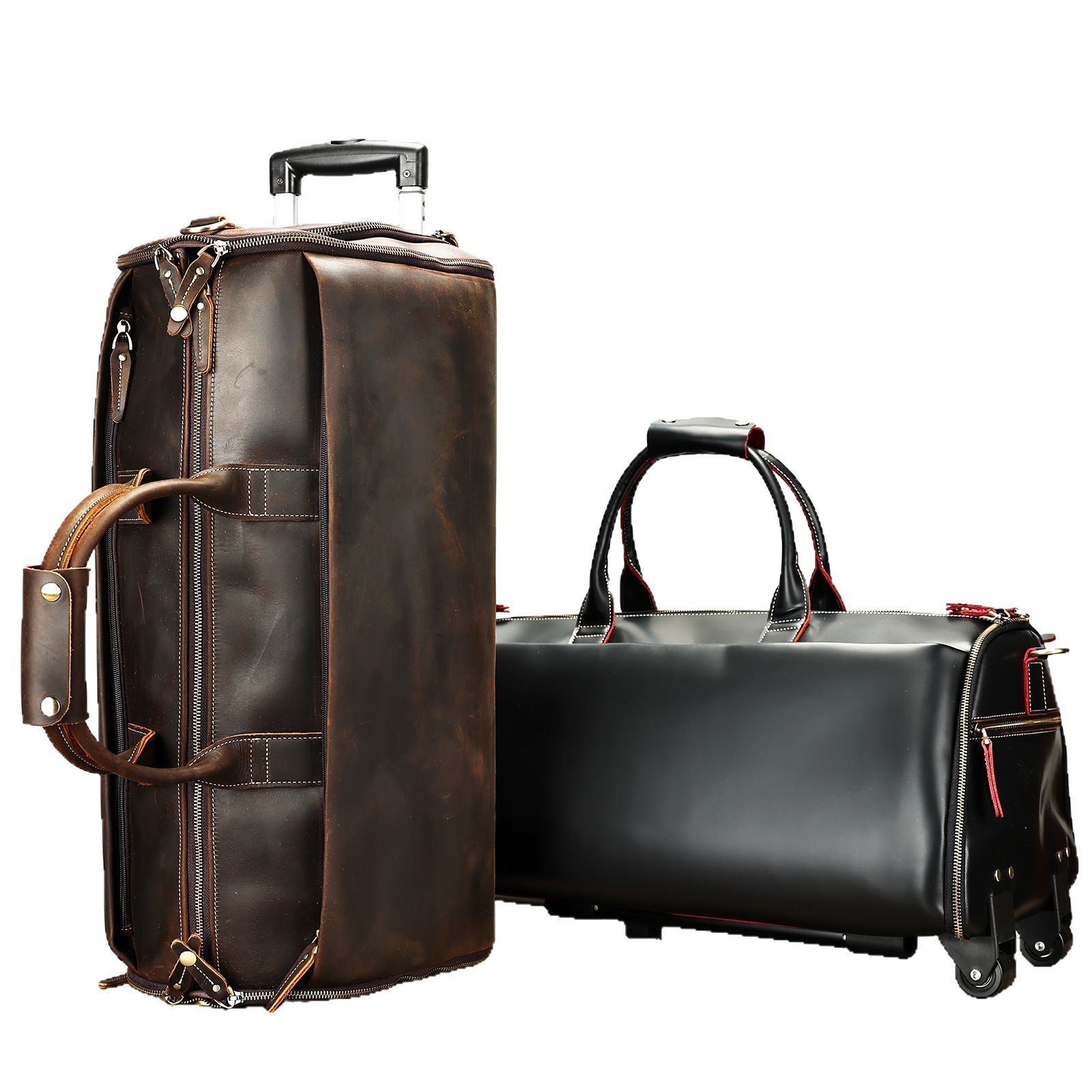 618 Crazy Horse Leather Dry-Wet Separation Fitness