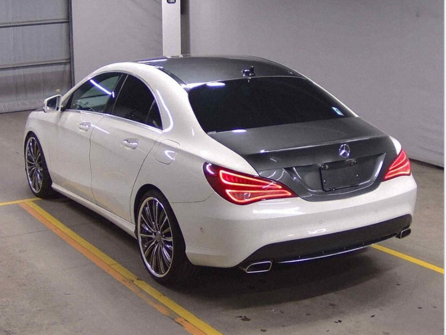 2015  Mercedes Benz  CLA180 
W117 
CLA180 Radar Safety Package
AT
1,600cc 
Petrol 
51,660km
White
Leather seats 
Tint 
Alloys 
HD  Navi 
One Owner 
Back Camera