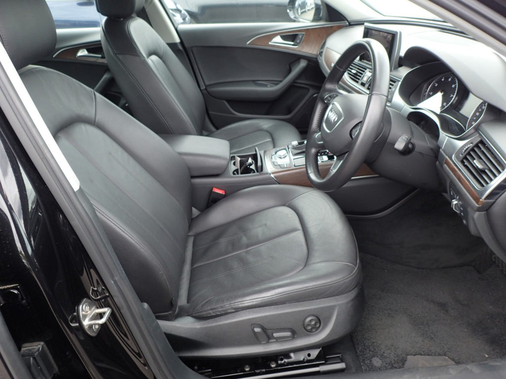 2015  Audi  A6 
4GCHVS
2.8 FSI Quattro 
AT
2,800cc 
Petrol 
Black 
38,044km 
One Owner 
BOSE Sound system
Leather seats 
Seater heater 
Power seat 
Adaptive cruise control 
Back Camera 
Alloys
Spare Key

B3001	2015	AUDI	A6	WAUZZZ4G4EN209371	BLACK