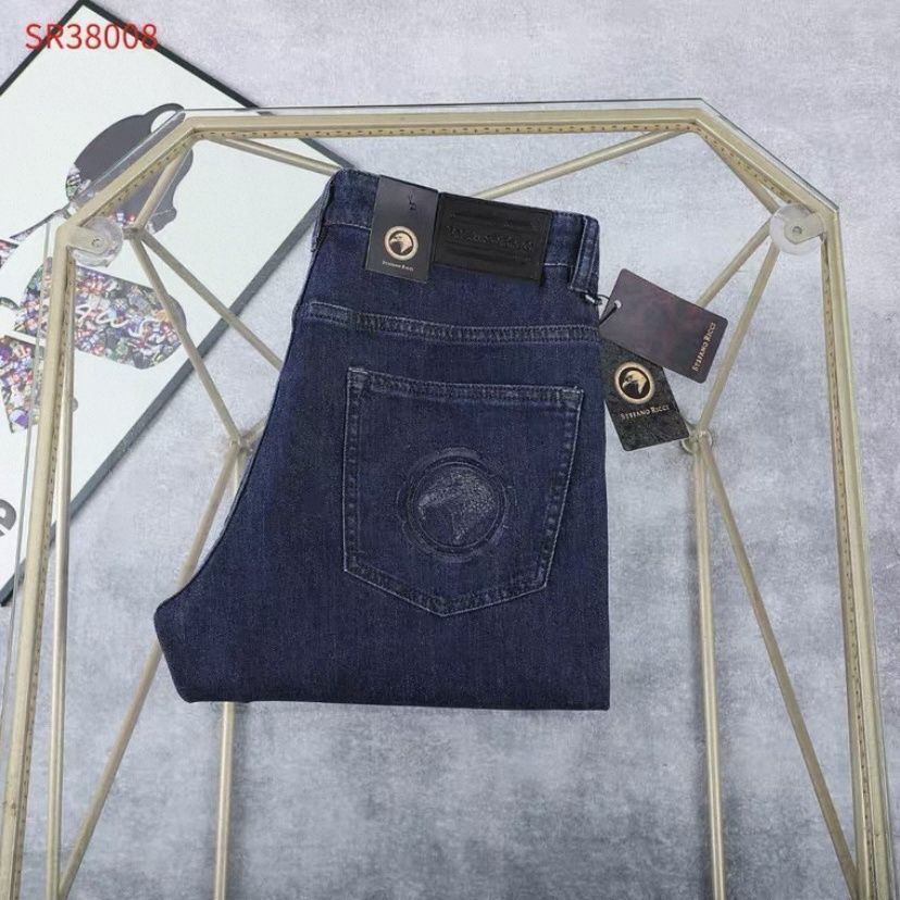 Stefano Ricci Washed Men's Denim Jeans