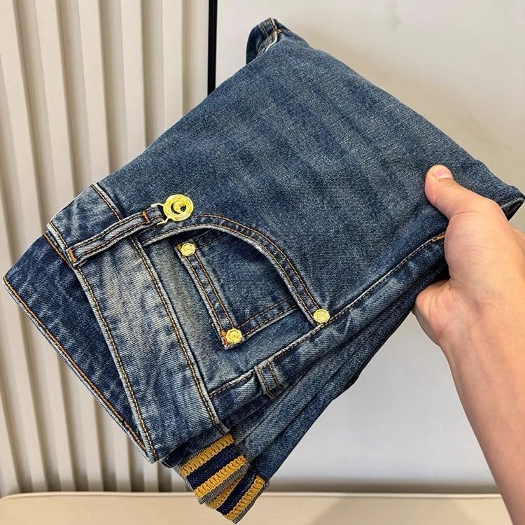 Spring and Summer New High-End jeans Eagle Head