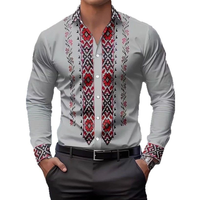 Oujiang Men's Village Shirt New Men's Clothing