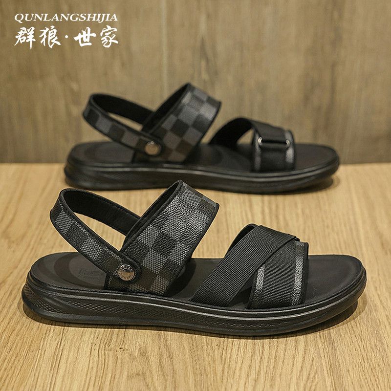 Thick-soled height-increasing casual sandals