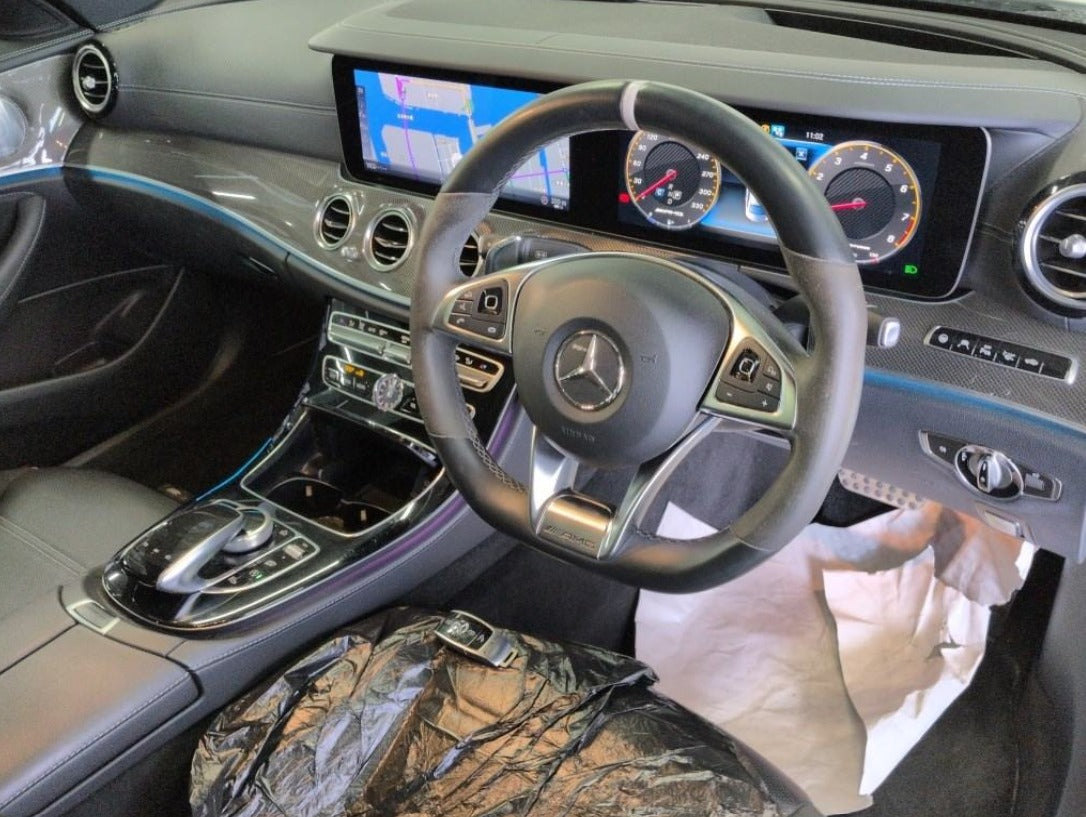 2018  Mercedes Benz  E63S  AMG
W213
E63 S AMG 4M +
AT
4,000cc 
Petrol 
49,000km 
White
Panoramic sunroof 
Leather seats 
Seat heater 
Radar safety
One owner  
360 deg view camera
