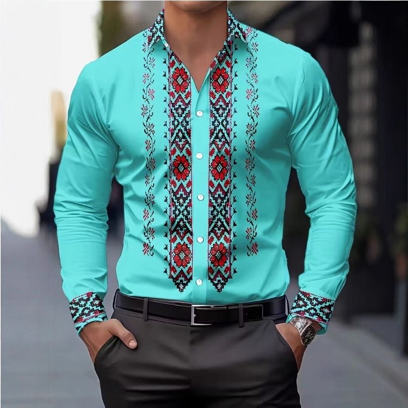 Oujiang Men's Village Shirt New Men's Clothing