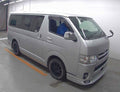 2014  Toyota Hiace-van
TRH200V
Long Super  GL
AT
2,000cc 
Petrol
89,000km  
Silver
2(5) seater 
Tint
CD Player
Alloys 
HD Navi 
Back Camera 
Fog lights 
Winker mirros