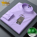 Golden Week Business Men's Stand Collar shirt