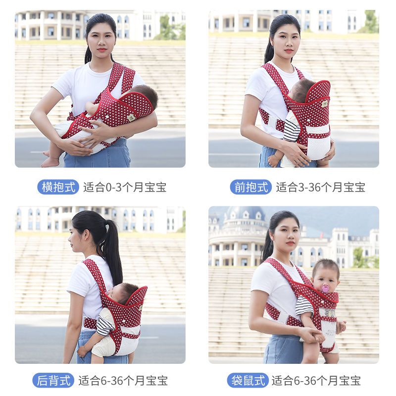 Baby carrier bag with plenty of breathable mesh for summer!