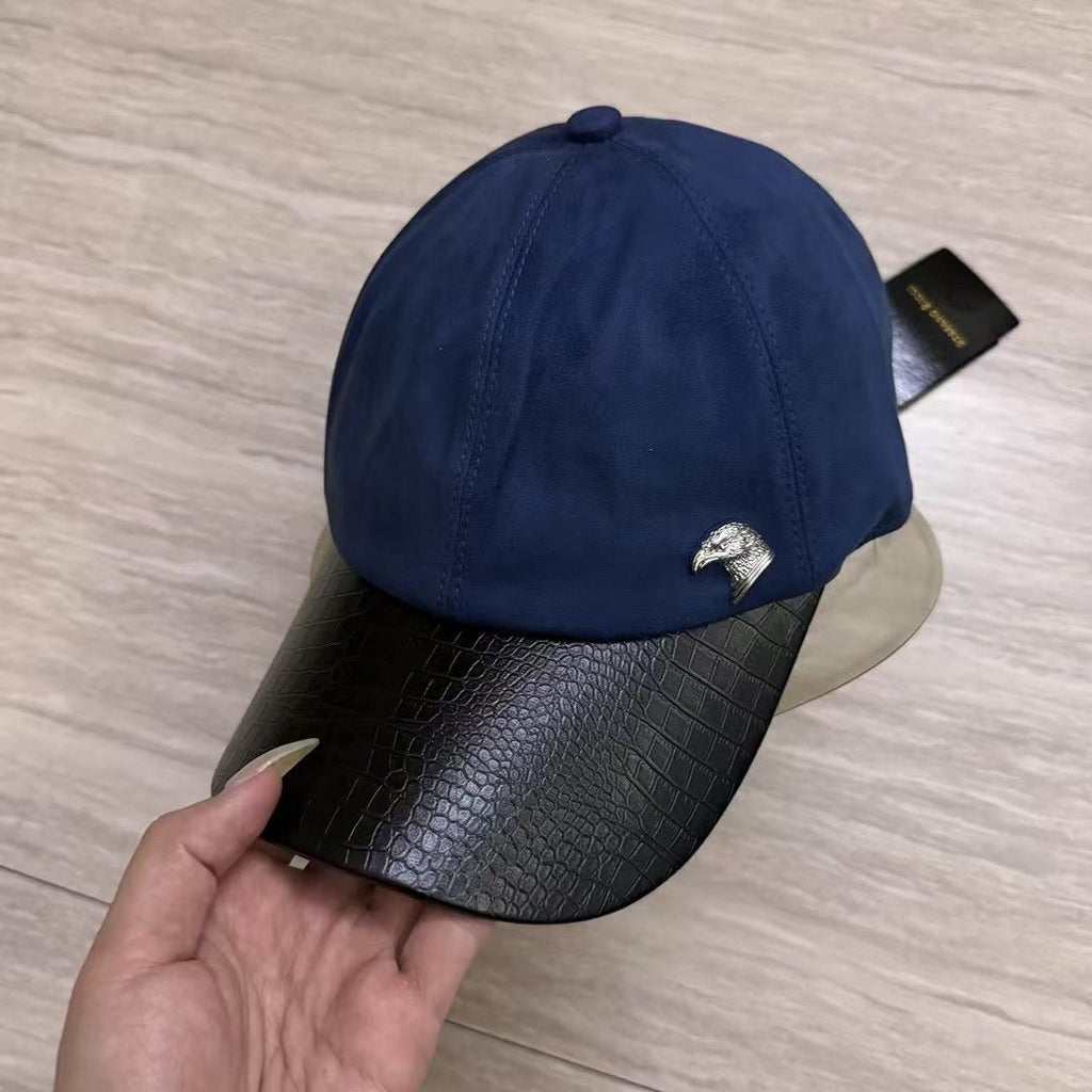 stefnorici Suede hat duckbill leather hat