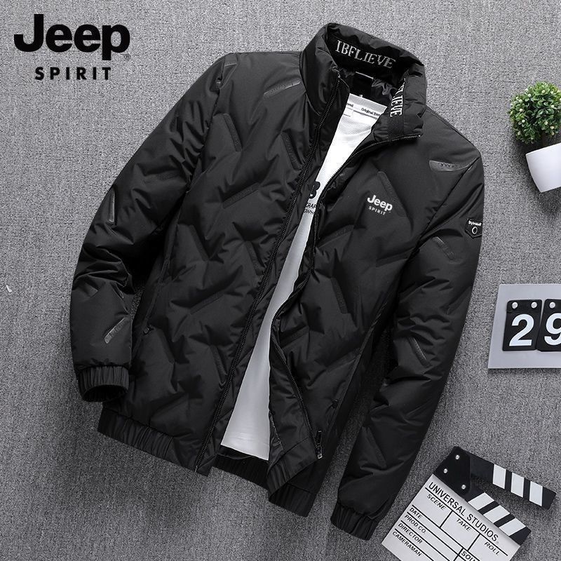 High-end Luxury European Ginger Men's Down Jacket