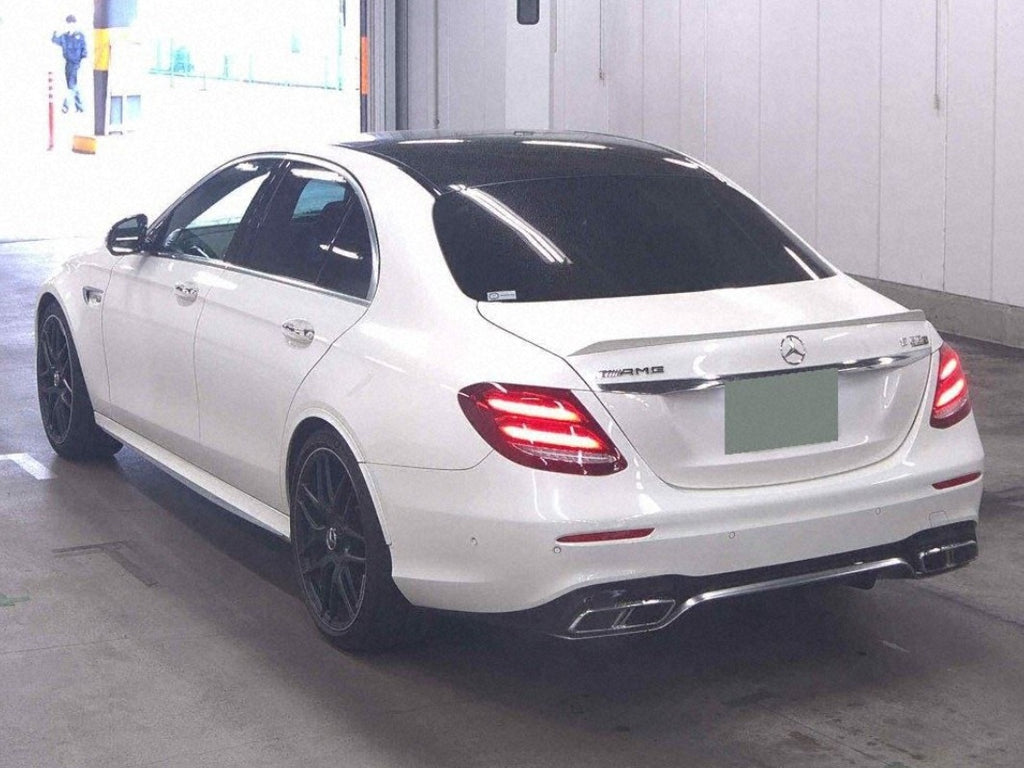 2018  Mercedes Benz  E63S  AMG
W213
E63 S AMG 4M +
AT
4,000cc 
Petrol 
49,000km 
White
Panoramic sunroof 
Leather seats 
Seat heater 
Radar safety
One owner  
360 deg view camera