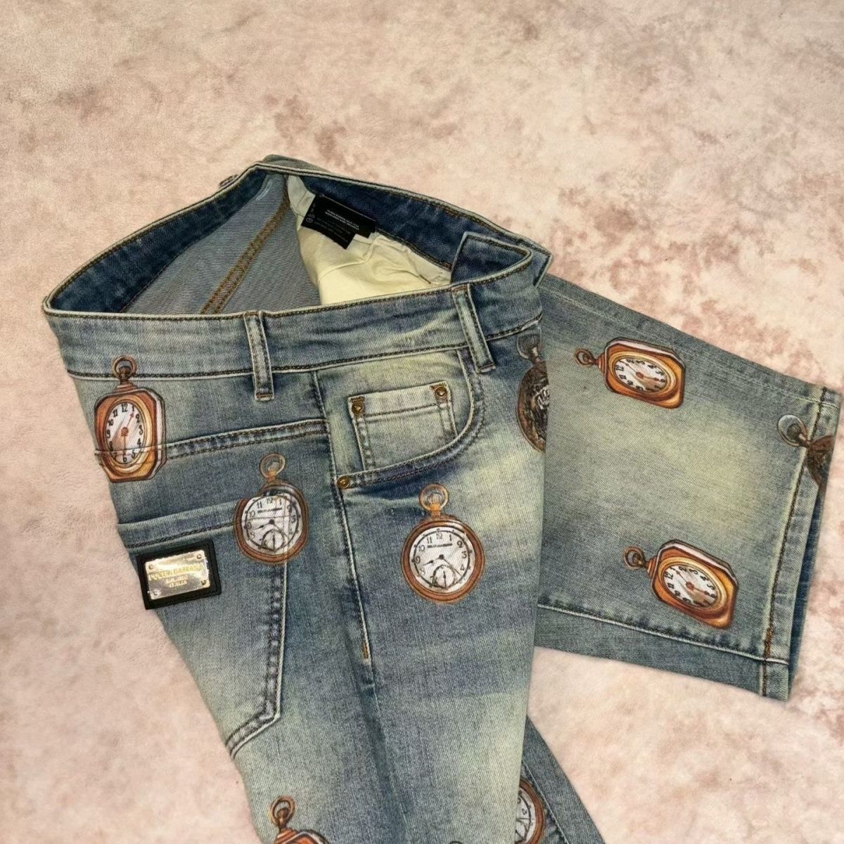 Freight for goods package  Men's Summer Thin Blue Denim Shorts Repair