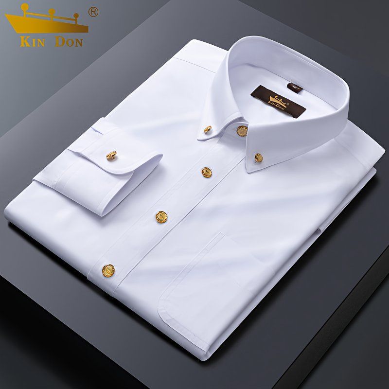 Golden Shield Men's Long Sleeve with Snap Buttons
