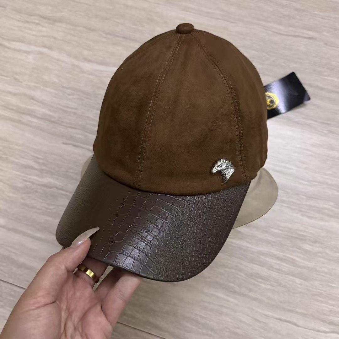 stefnorici Suede hat duckbill leather hat