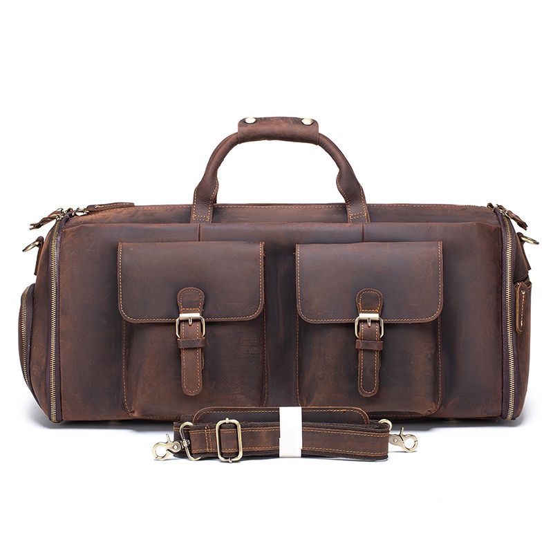 618 Crazy Horse Leather Dry-Wet Separation Fitness