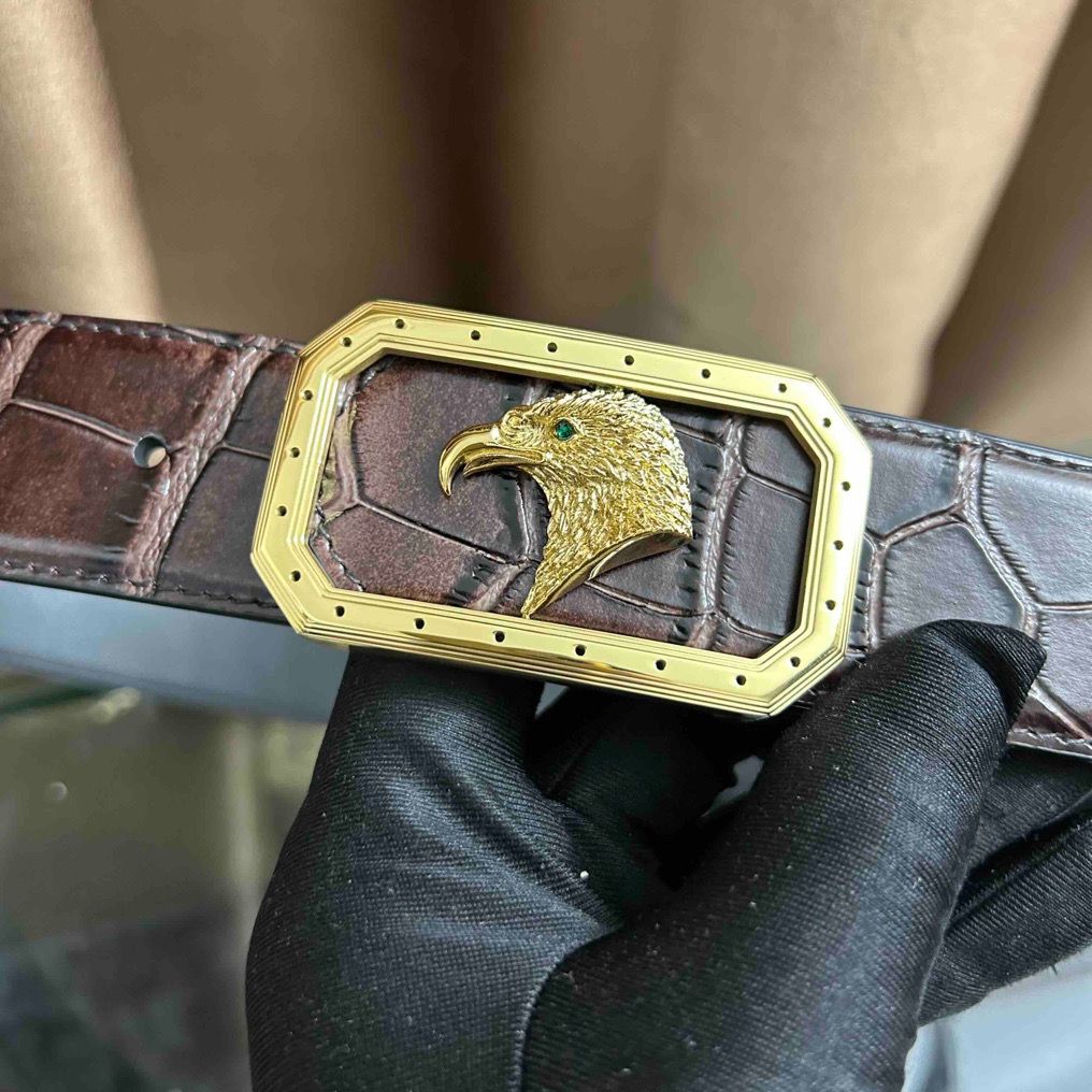 Stephen's New High-End Leather Belt for Men