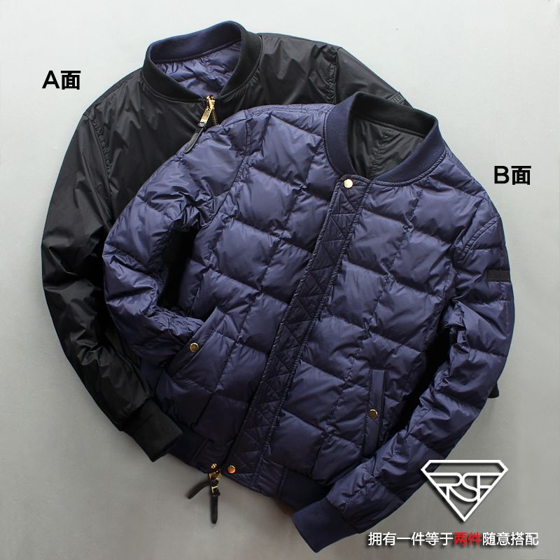 High-end Luxury European Ginger Men's Down Jacket