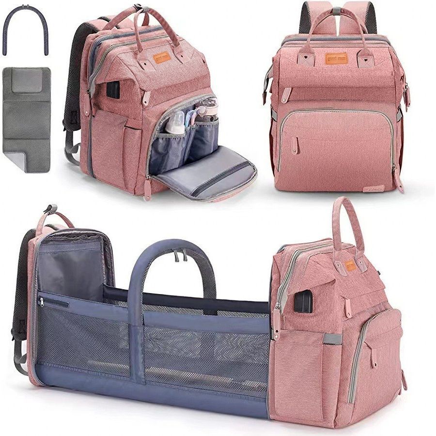 New Foldable Cross-Border Top Mommy Bag Model