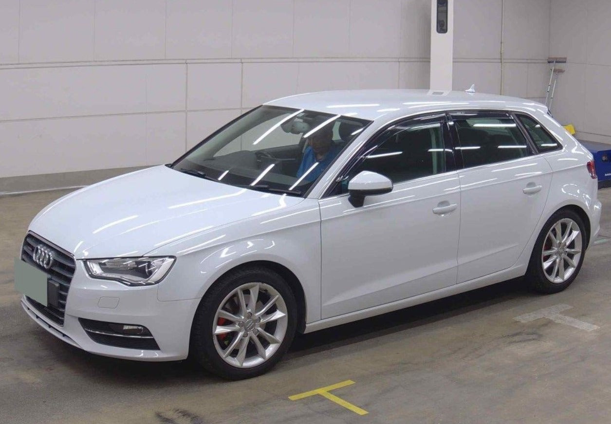 2014  Audi  A3 
8VCJSF
4WD Sport 1.8 TFSI Quattro
1,800cc  
AT
Petrol 
Pearl
82,491km
One Owner 
Alloys 
HD Navi 
Back camera 
Tint 
FOg lights 
Steering controls 
Smart key

B3070	C&F	1	車検		2014	AUDI	A3 SPORTBACK	WAUZZZ8V5EA079441	WHITE

Price N$ 157000.