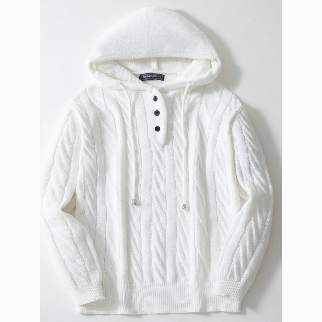 2025 Autumn/Winter European and American Solid Color Twist Pullover