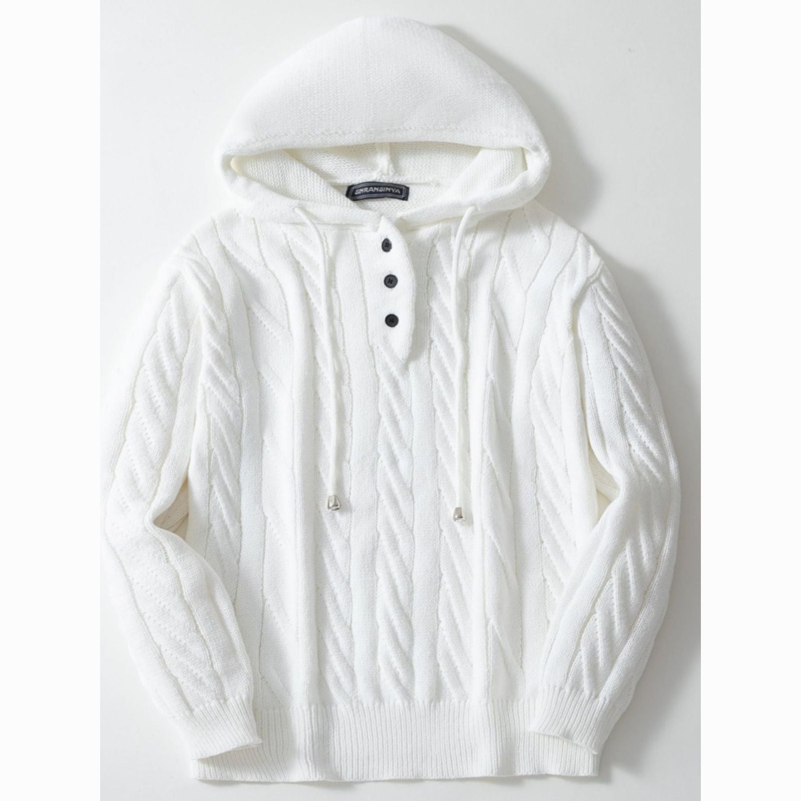 2025 Autumn/Winter European and American Solid Color Twist Pullover