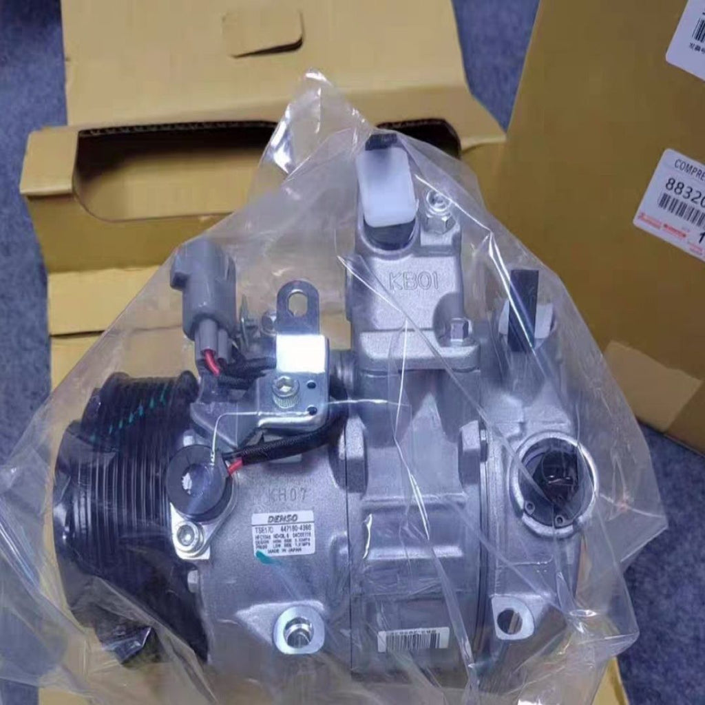 Air conditioning compressor refrigerant pump