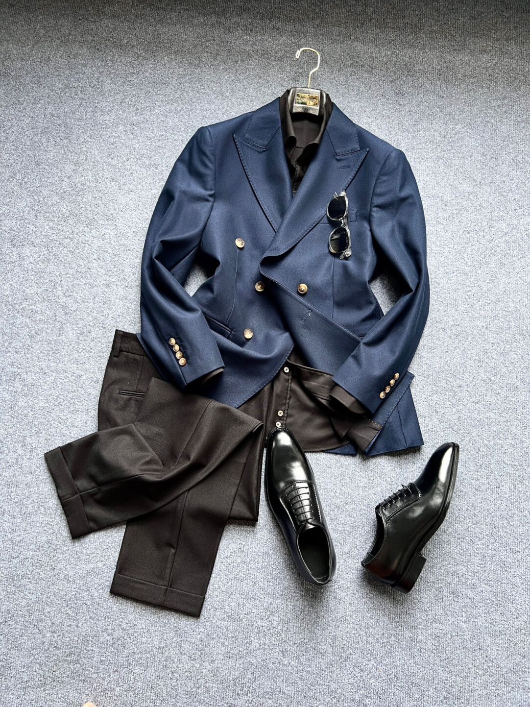 2025 Vintage Double-Breasted Blazer Fabric