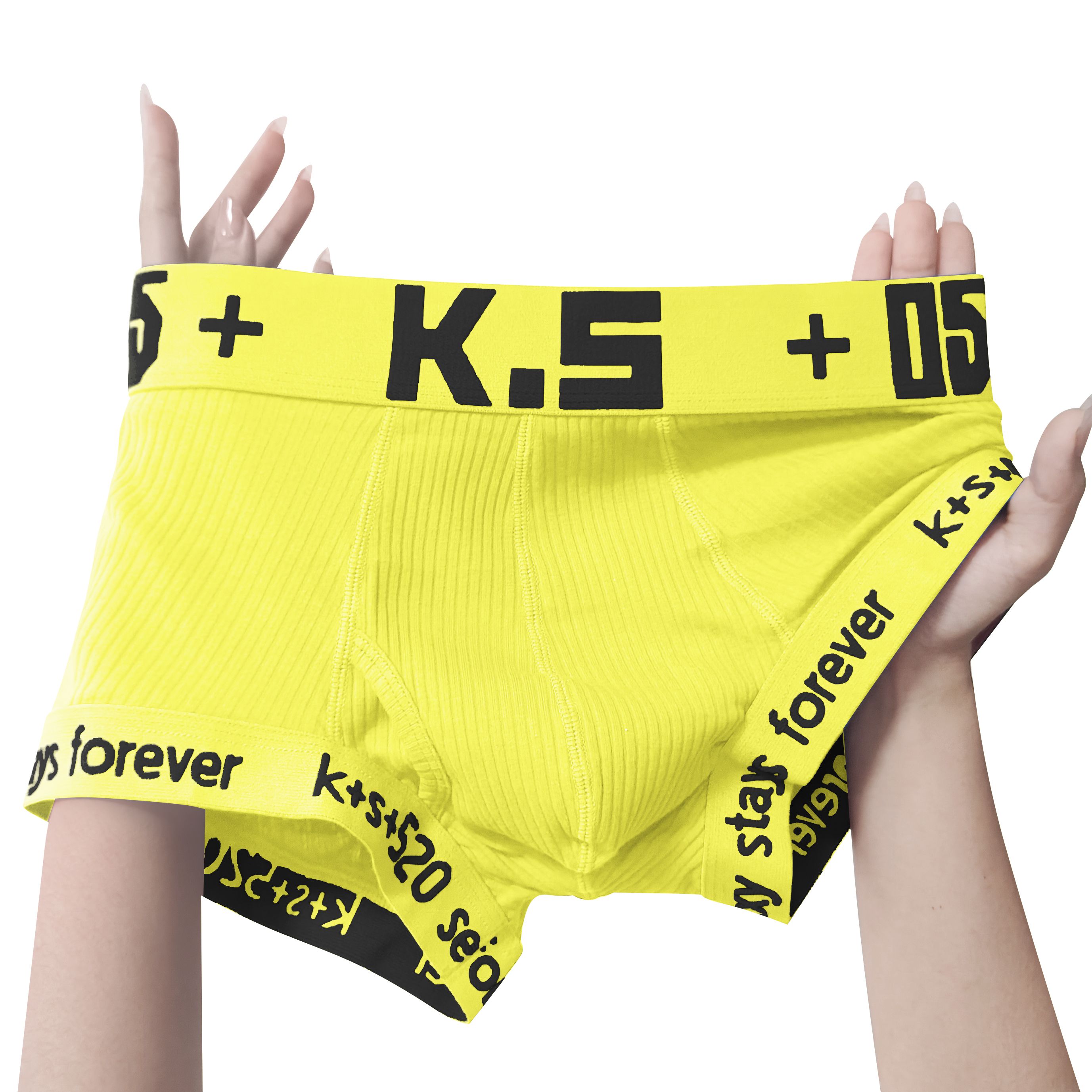 [1905 people have saved this] Men's Cotton Boxer Briefs, Extra Long, Suitable for Running and Sports