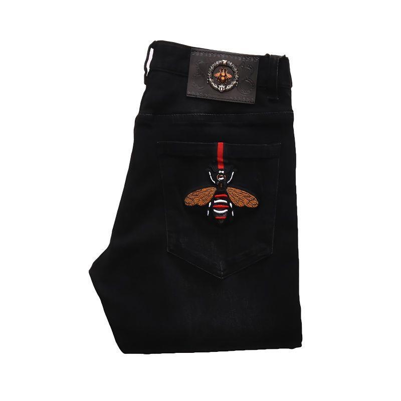 Spring and Summer New High-End jeans Eagle Head