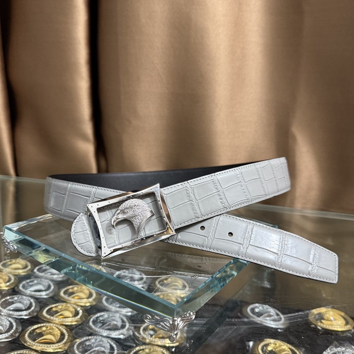 Stephen's New High-End Leather Belt for Men