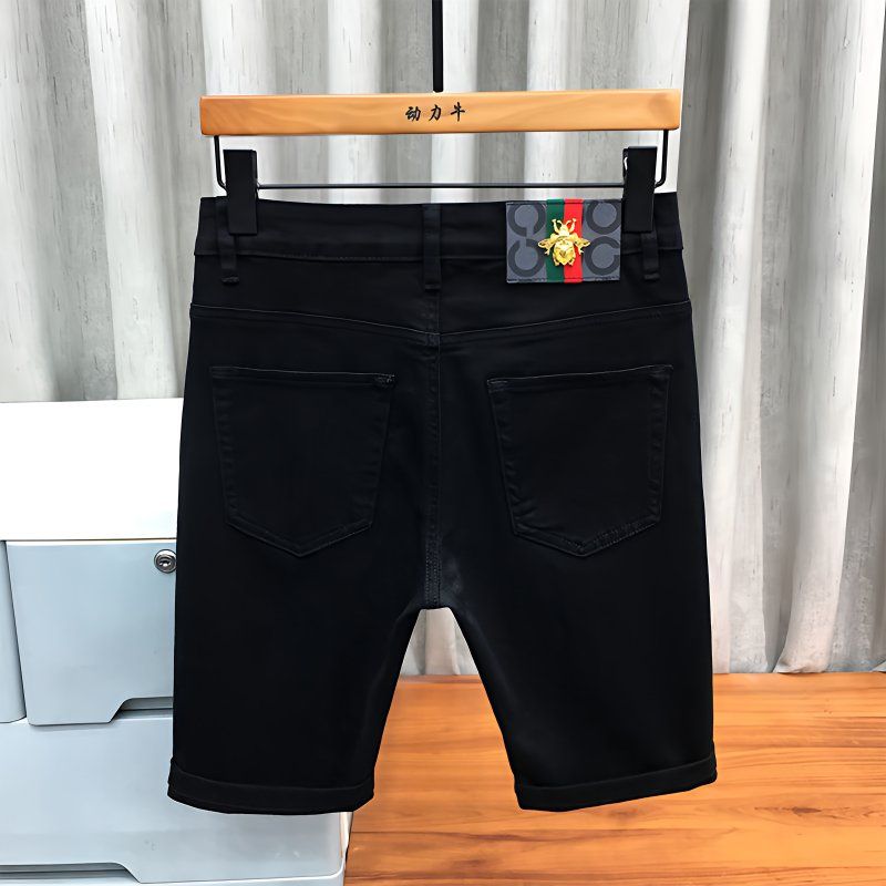 Freight for goods package  Men's Summer Thin Blue Denim Shorts Repair