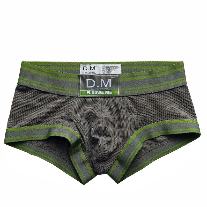 M men's low-waist sexy transparent underwear