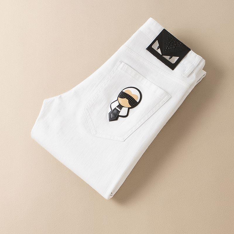 Spring and Summer New High-End jeans Eagle Head