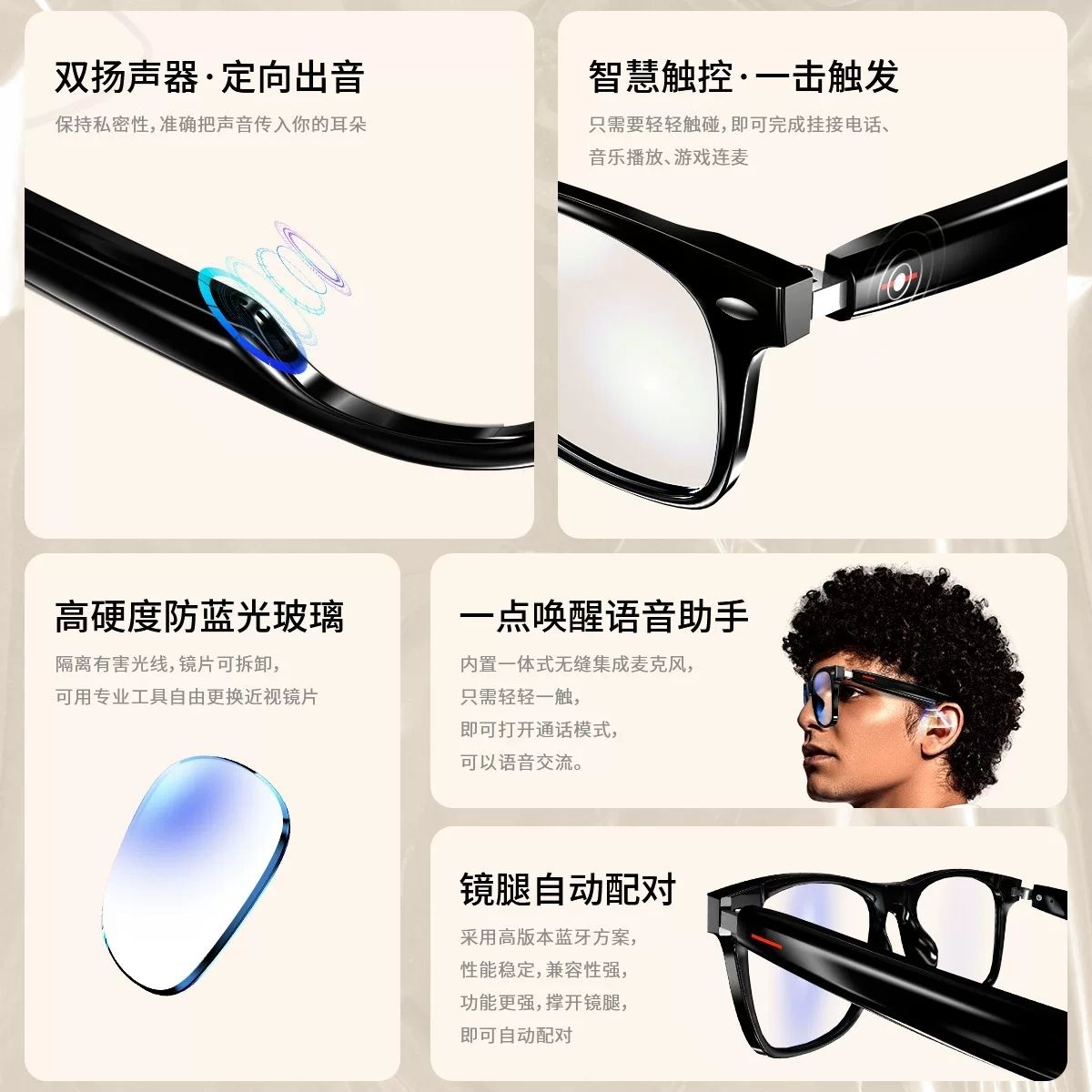 New AI Smart Glasses HD