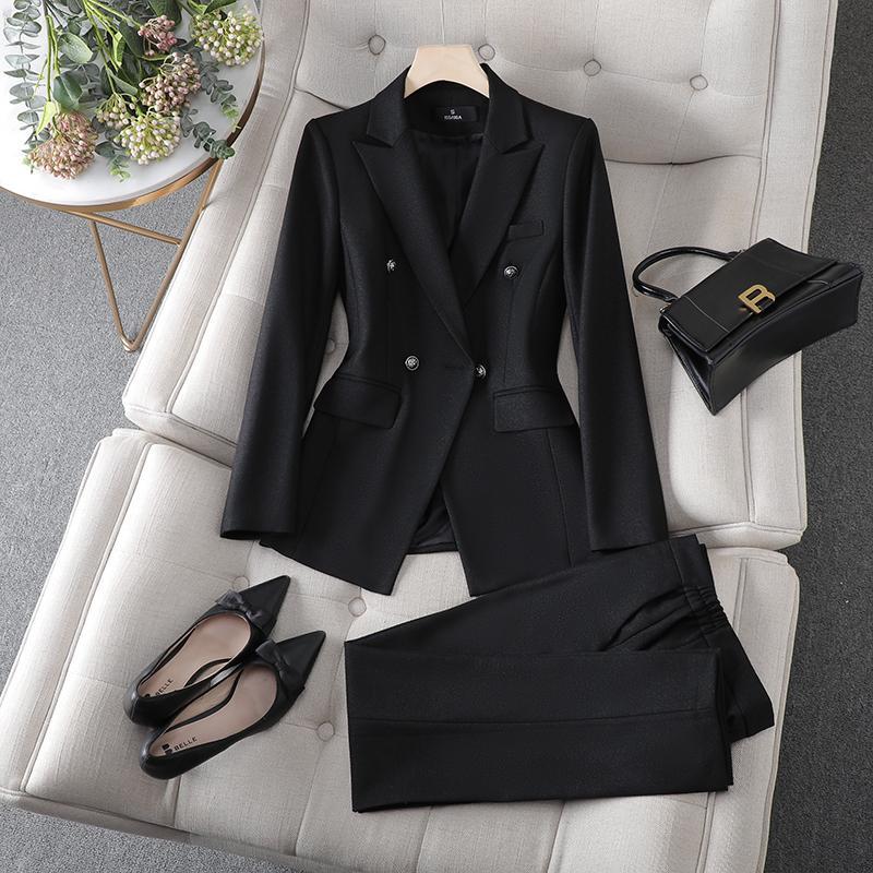 5 color Professional Women's Suit Jacket Set for Autumn