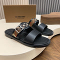 European Station Summer New Plaid Genuine Leather Men's