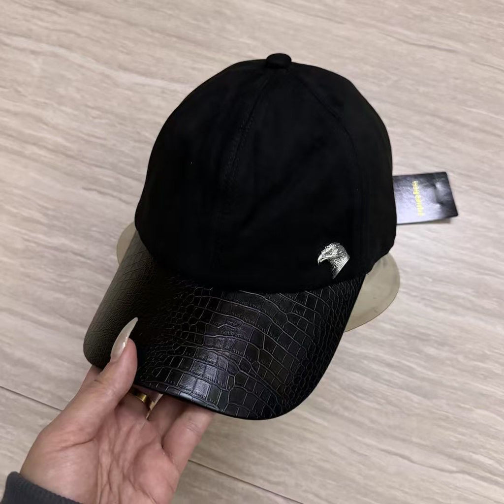 stefnorici Suede hat duckbill leather hat