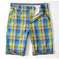 Heaven will deliver yours,| Vintage British Style Cotton Plaid Men's Bermuda Shorts