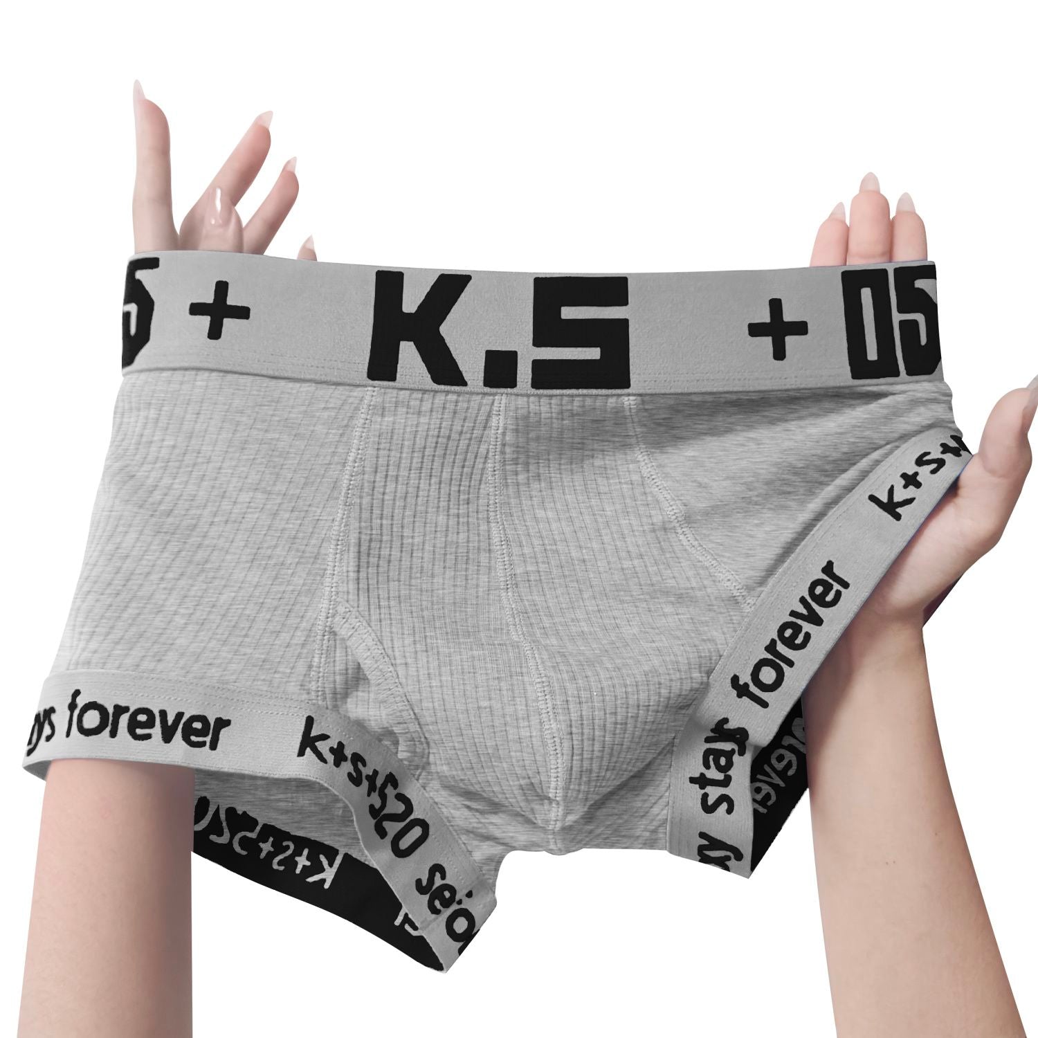 [1905 people have saved this] Men's Cotton Boxer Briefs, Extra Long, Suitable for Running and Sports