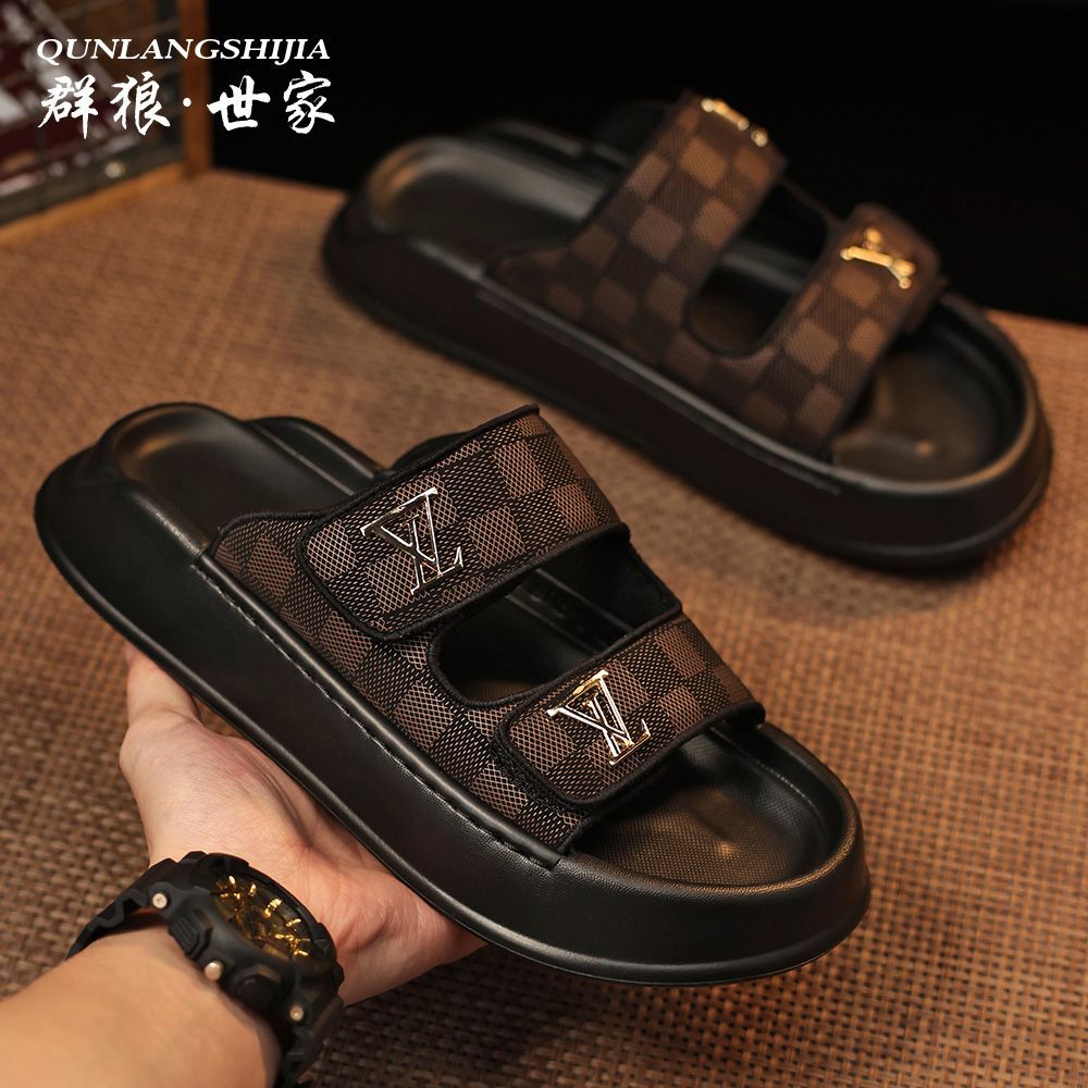 Thick-soled height-increasing casual sandals