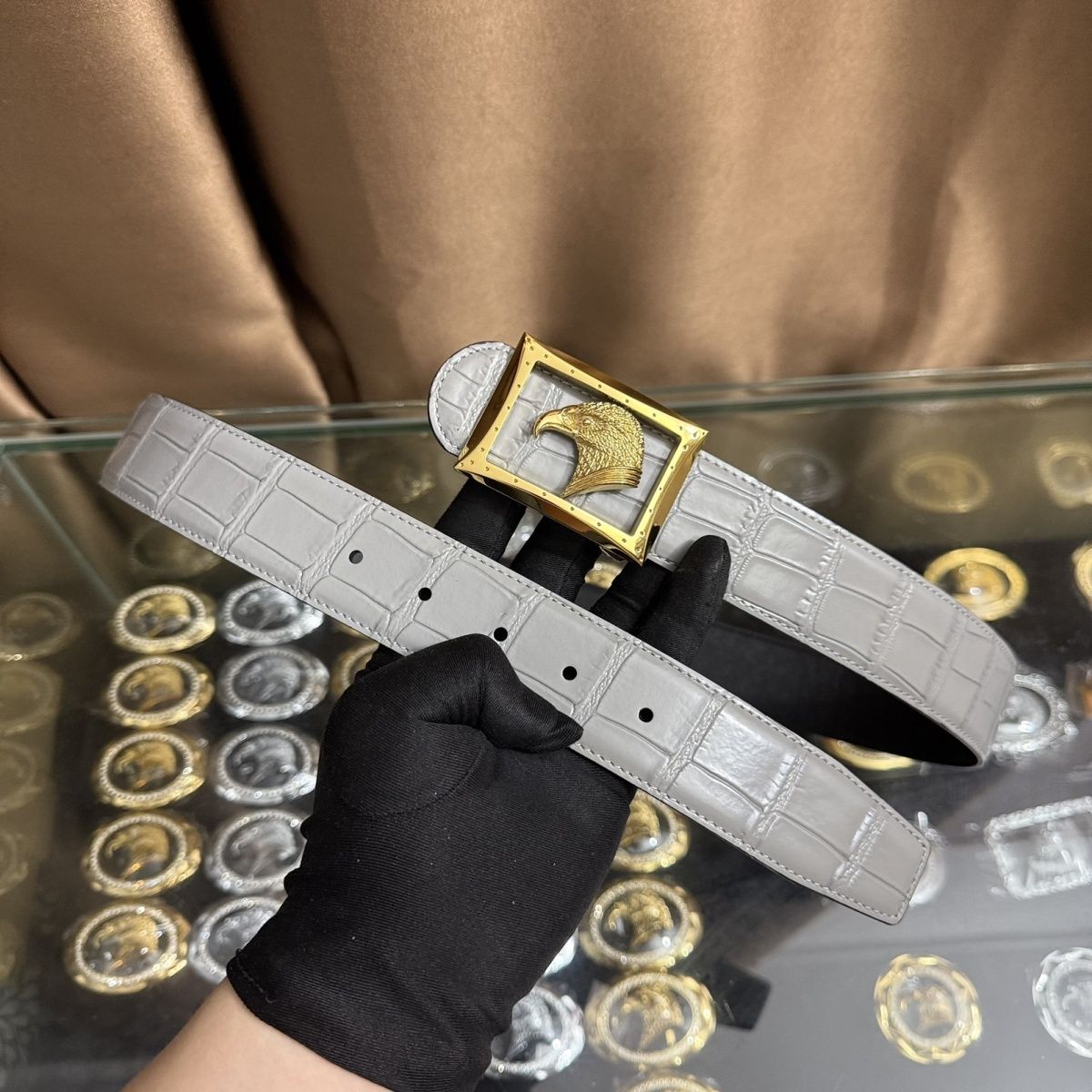 Stephen's New High-End Leather Belt for Men
